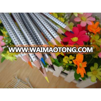 7"12pcs Water color pencil in metal tube/ senior grade water color pencil with end dip